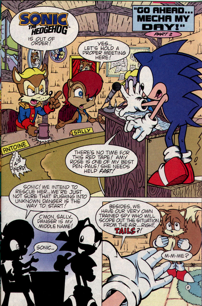 Sonic - Archie Adventure Series August 1995 Page 8